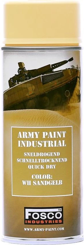 Fosco Spuitbus Leger Verf 400 Ml Sandgelb 3 Fosco Spuitbus Leger Verf 400 Ml Sandgelb