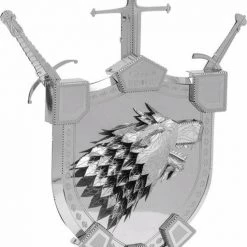 Metal Earth ICONX Game Of Thrones - House Stark Wapenschild -wargaming Verkoop 511x840