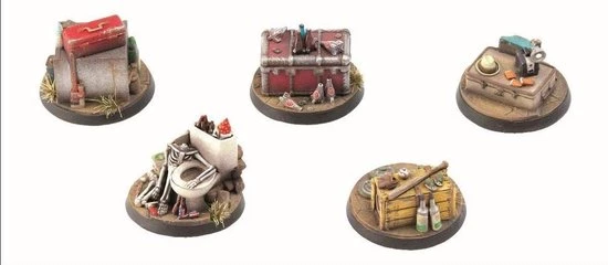 Modiphius Fallout - Wasteland Warfare - Terrain Exp. Objective Markers 1 3 Modiphius Fallout - Wasteland Warfare - Terrain Exp. Objective Markers 1