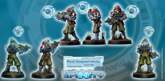 Corvus Belli Combined Army Morat Vanguard Infantry (Combi 3 Corvus Belli Combined Army Morat Vanguard Infantry (Combi