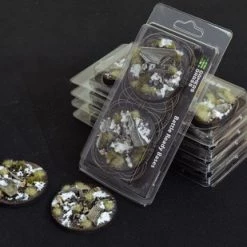 Gamer's Grass Winter Bases Pre-Painted (2x 60mm Round)