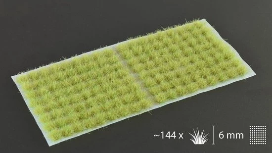 Gamer's Grass Light Green Tufts Small (6mm) 3 Gamer's Grass Light Green Tufts Small (6mm)