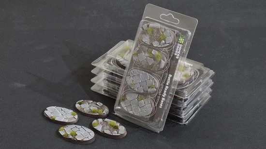 Gamer's Grass Temple Bases Pre-Painted (4x 60mm Oval) 3 Gamer's Grass Temple Bases Pre-Painted (4x 60mm Oval)