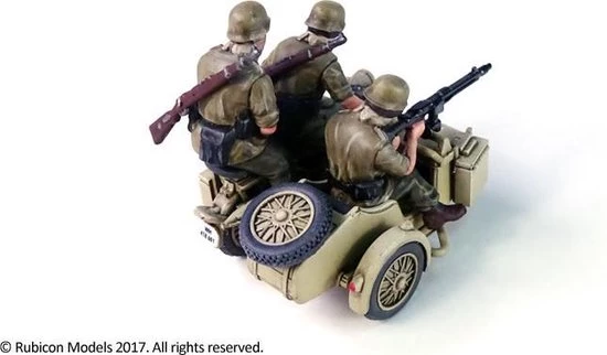 Rubicon Models German Motorcycle R75 With Sidecar (DAK) 5 Rubicon Models German Motorcycle R75 With Sidecar (DAK) - Afbeelding 3