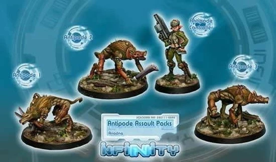 Corvus Belli Ariadna Antipode Assault Packs (Contr, 3 Antipodes) 3 Corvus Belli Ariadna Antipode Assault Packs (Contr, 3 Antipodes)