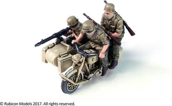 Rubicon Models German Motorcycle R75 With Sidecar (DAK) 4 Rubicon Models German Motorcycle R75 With Sidecar (DAK) - Afbeelding 2