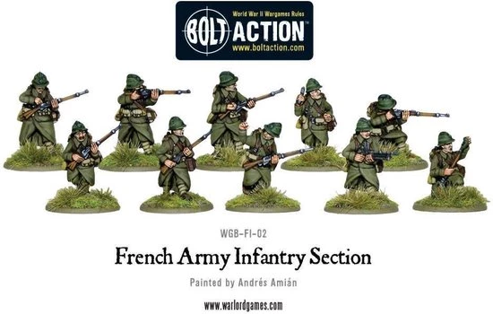 Bolt Action French Army Infantry Section 4 Bolt Action French Army Infantry Section - Afbeelding 2