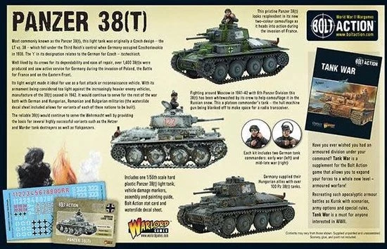 Bolt Action Panzer 38(t) 4 Bolt Action Panzer 38(t) - Afbeelding 2