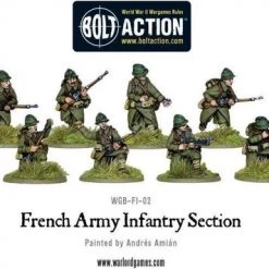 Bolt Action French Army Infantry Section 7 Bolt Action French Army Infantry Section -wargaming Verkoop 550x356 1
