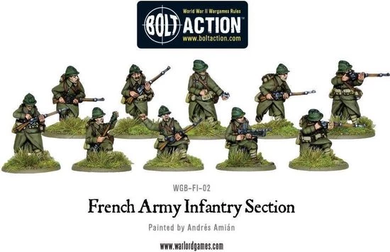 Bolt Action French Army Infantry Section 5 Bolt Action French Army Infantry Section - Afbeelding 3
