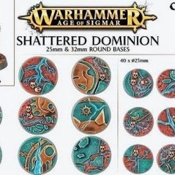 Games Workshop Age Of Sigmar: Shattered Dominion: 25 & 32Mm Round -wargaming Verkoop 550x358 1