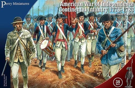 Perry Miniatures American War Of Independence Continental Infantry 1776-1783 3 Perry Miniatures American War Of Independence Continental Infantry 1776-1783