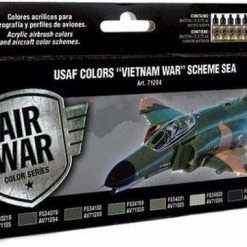 Vallejo Val71204 - Model Air Set USAF Colors "Vietnam War" Scheme Sea Color 8 X 17 Ml -wargaming Verkoop 550x360 4