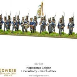 Black Power Napoleonic Belgian Line Infantry (march Attack) -wargaming Verkoop 550x367 17