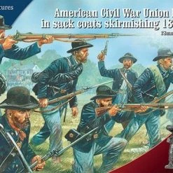 Perry Miniatures American Civil War Union Infantry In Sack Coats Skirmishing 1861-65
