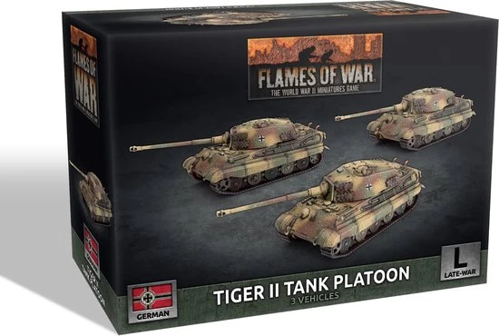 Flames Of War Tiger II Tank Platoon 3 Flames Of War Tiger II Tank Platoon