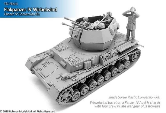 Rubicon Models Flakpanzer IV Wirbelwind 4 Rubicon Models Flakpanzer IV Wirbelwind - Afbeelding 2