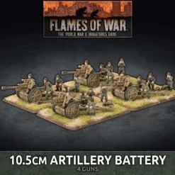 Flames Of War 10.5cm Artillery Battery (Plastic)