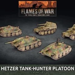 Flames Of War Hetzer Tank-Hunter Platoon (Plastic)