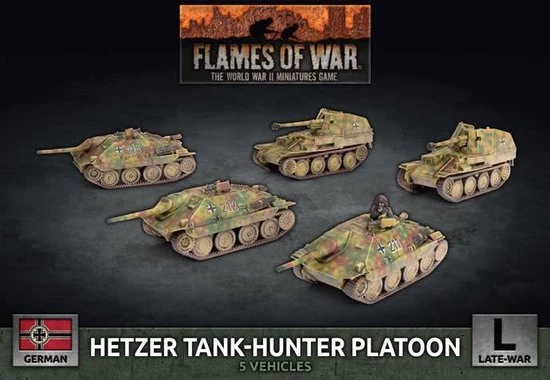 Flames Of War Hetzer Tank-Hunter Platoon (Plastic) 3 Flames Of War Hetzer Tank-Hunter Platoon (Plastic)