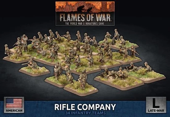 Flames Of War Rifle Company (Plastic) (US) 3 Flames Of War Rifle Company (Plastic) (US)