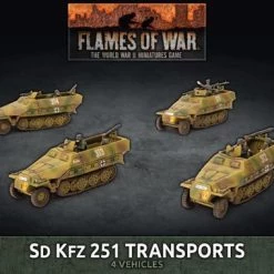 Flames Of War Sd Kfz 251 Transports (Plastic)