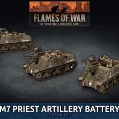 Flames Of War M7 Priest Artillery Battery (Plastic)