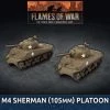 Flames Of War M4 Sherman (105mm) Assault Gun Platoon (Plastic) 2 Flames Of War M4 Sherman (105mm) Assault Gun Platoon (Plastic) -wargaming Verkoop 550x380 14