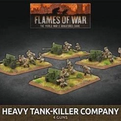 Flames Of War Heavy Tank-Killer Company (Plastic)