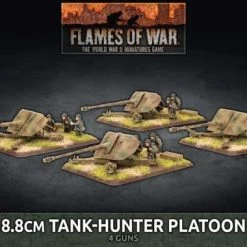 Flames Of War 8.8cm Tank Hunter Platoon (Plastic)