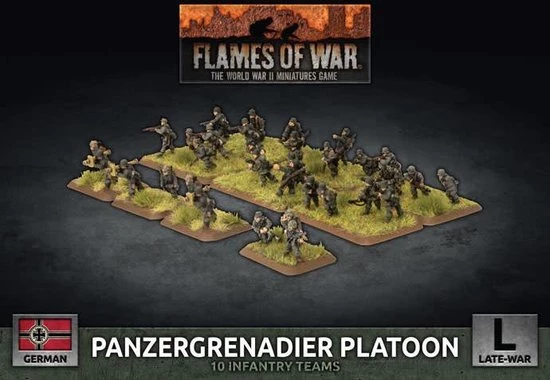 Flames Of War Panzergrenadier Platoon (plastic) 3 Flames Of War Panzergrenadier Platoon (plastic)