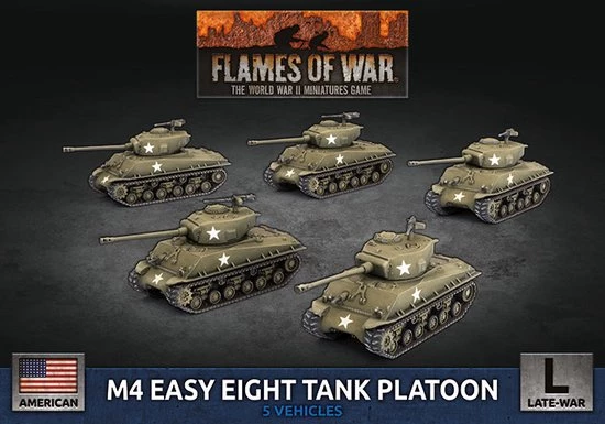 Flames Of War M4 Easy Eight Platoon 3 Flames Of War M4 Easy Eight Platoon
