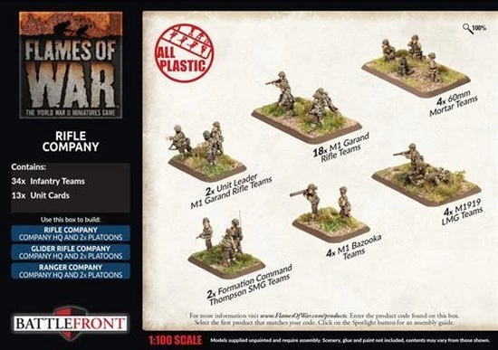 Flames Of War Rifle Company (Plastic) (US) 4 Flames Of War Rifle Company (Plastic) (US) - Afbeelding 2