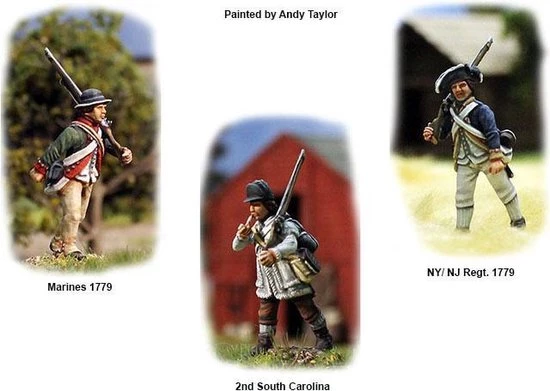 Perry Miniatures American War Of Independence Continental Infantry 1776-1783 6 Perry Miniatures American War Of Independence Continental Infantry 1776-1783 - Afbeelding 4