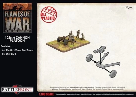Flames Of War: 105mm Cannon Platoon 5 Flames Of War: 105mm Cannon Platoon - Afbeelding 3