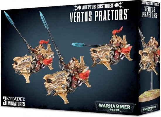 Games Workshop Warhammer 40,000 Imperium Adeptus Custodes: Vertus Praetors 4 Games Workshop Warhammer 40,000 Imperium Adeptus Custodes: Vertus Praetors - Afbeelding 2