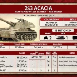 World War III Team Yankee 2S3 Acacia Heavy SP Howitzer Battery -wargaming Verkoop 550x400
