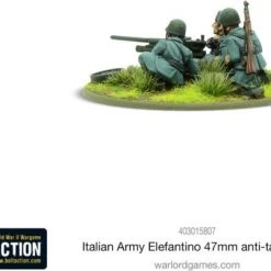 Bolt Action Italian Army 47mm Elefantino Anti-tank Gun -wargaming Verkoop 550x402 7