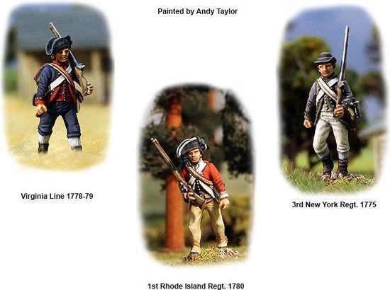 Perry Miniatures American War Of Independence Continental Infantry 1776-1783 7 Perry Miniatures American War Of Independence Continental Infantry 1776-1783 - Afbeelding 5