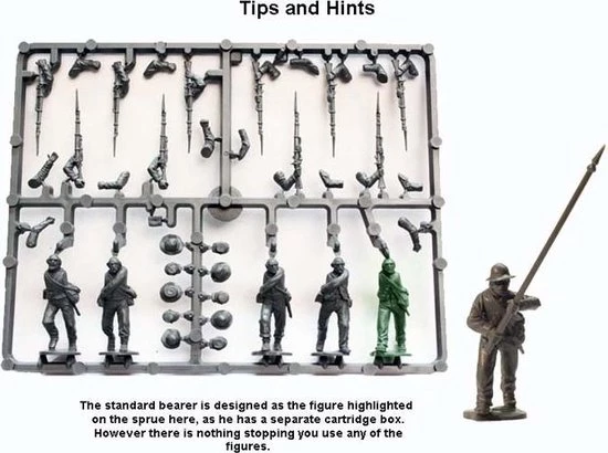 Perry Miniatures American Civil War Confederate Infantry 1861-65 8 Perry Miniatures American Civil War Confederate Infantry 1861-65 - Afbeelding 6
