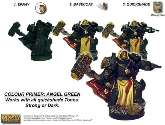Army Painter Angel Green - Colour Primer - CP3020 7 Army Painter Angel Green - Colour Primer - CP3020 - Afbeelding 5