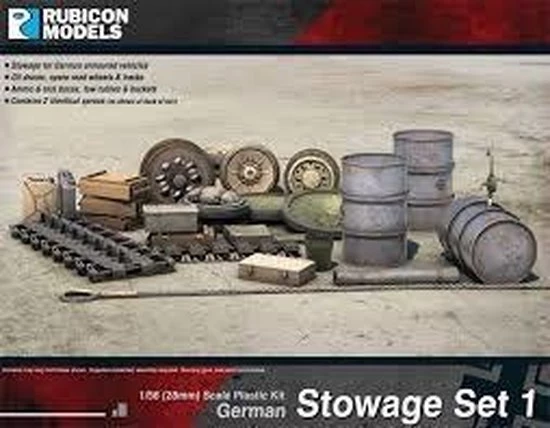 Rubicon Models German Stowage Set 1 3 Rubicon Models German Stowage Set 1