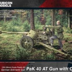 Rubicon Models PaK 40 AT Gun With Crew