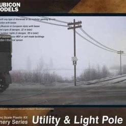 Rubicon Models Utility & Light Pole Set