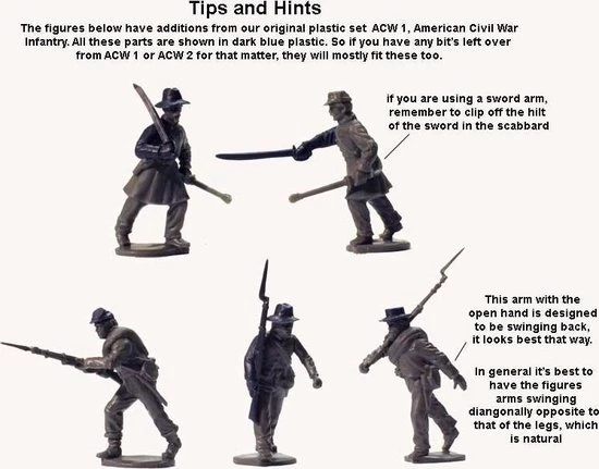 Perry Miniatures American Civil War Confederate Infantry 1861-65 7 Perry Miniatures American Civil War Confederate Infantry 1861-65 - Afbeelding 5