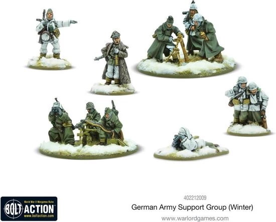 Bolt Action German Army (Winter) Support Group 4 Bolt Action German Army (Winter) Support Group - Afbeelding 2