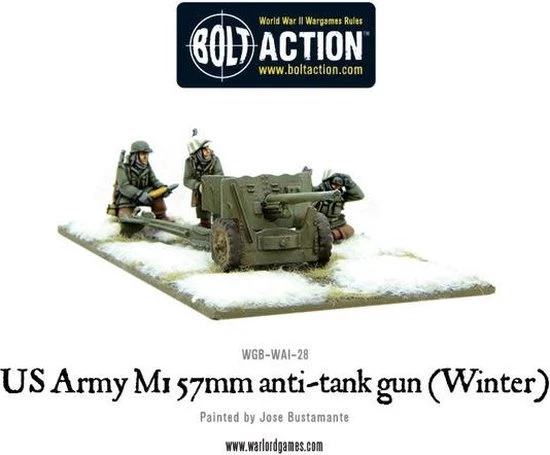 Bolt Action US Army 57mm Anti-tank Gun M1 (Winter) 3 Bolt Action US Army 57mm Anti-tank Gun M1 (Winter)