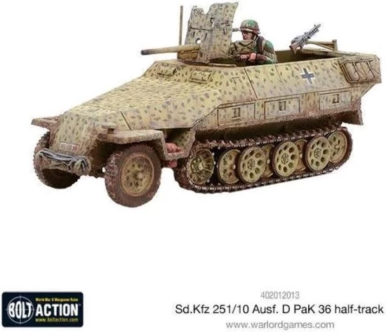 Bolt Action Sd.Kfz 251/10 Ausf D (37mm Pak) Half Track 6 Bolt Action Sd.Kfz 251/10 Ausf D (37mm Pak) Half Track - Afbeelding 4