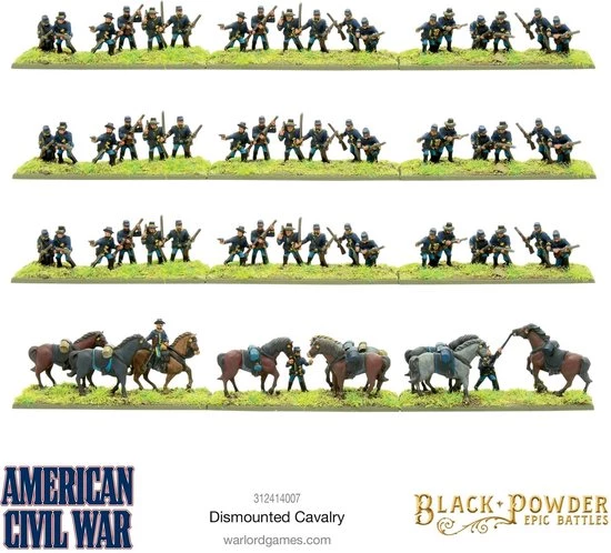 Epic Battles: ACW Epic Battles: American Civil War Dismounted Cavalry 6 Epic Battles: ACW Epic Battles: American Civil War Dismounted Cavalry - Afbeelding 4
