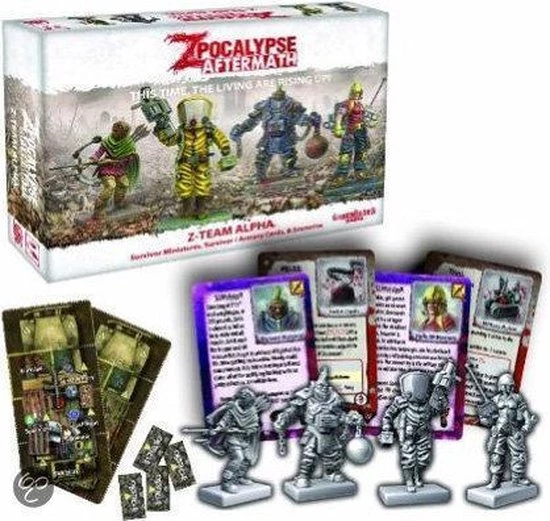 GreenBrier Games Zpocalypse: Aftermath - Z-Team Alpha Pack 4 GreenBrier Games Zpocalypse: Aftermath - Z-Team Alpha Pack - Afbeelding 2